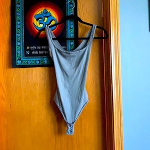 SKIMS nwot stretch cotton ribbed bodysuit